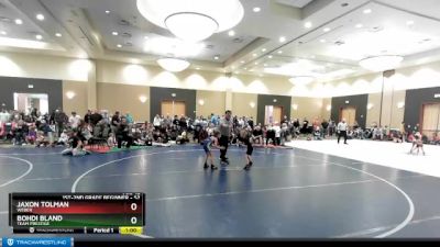 52 lbs Quarterfinal - Bohdi Bland, Team Prestige vs Jaxon Tolman, Weber