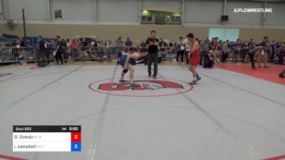 57 kg Round Of 16 - Bernardino Gomez, Blue Chip Wrestling Club vs Jakob Campbell, Buffalo Valley RTC