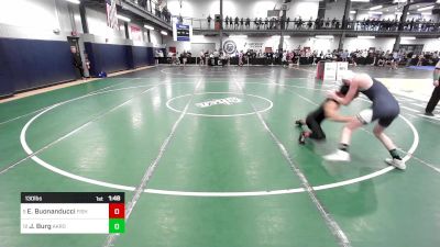 130 lbs Round Of 16 - Ethan Buonanducci, Fisheye vs Joseph Burg, Akron Central