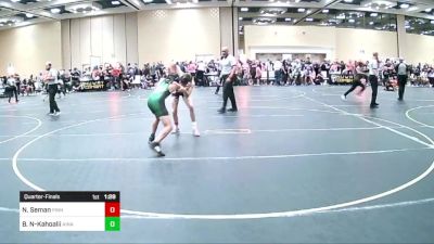 98 lbs Quarterfinal - Nolan Seman, PINnacle vs Boyd-Naalii Naki-Kahoalii, Ainapaa Wrestling Team