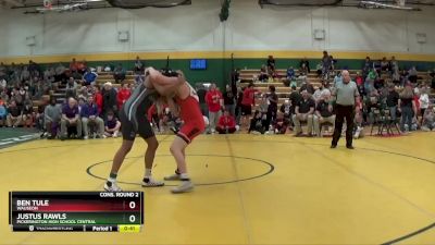 215 lbs Cons. Round 2 - Ben Tule, WAUSEON vs Justus Rawls, PICKERINGTON HIGH SCHOOL CENTRAL