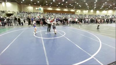 82 lbs Consi Of 8 #2 - Aiden Mathews, Buckaroo WC vs Kellen Frost, Team Aggression