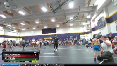 56/68 Round 3 - Dalton Jackson, Eastside Youth Wrestling vs Seller Sisk, Gaston Grizzlies