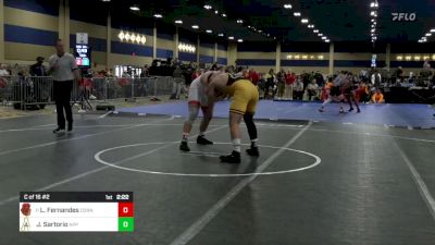 285 lbs C Of 16 #2 - Lewis Fernandes, Cornell vs Jacob Sartorio, Appalachian State