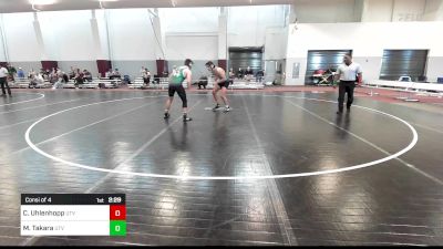 174 lbs Consi Of 4 - Caleb Uhlenhopp, Utah Valley vs Mark Takara, Utah Valley