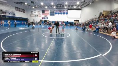 83 lbs Round 2 - Malachi Simmons, Sheridan Wrestling Club vs Pierce Maki, Touch Of Gold Wrestling Club