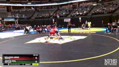 120-5A Quarterfinal - Braaden Heinz, Brighton vs Griffin Rial, Pine Creek