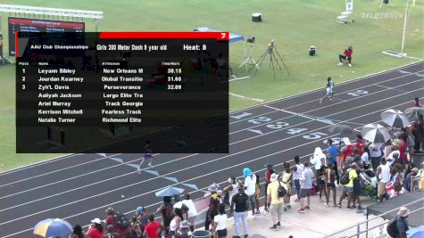 Youth Girls' 200m, Semi-Finals 9 - Age 9