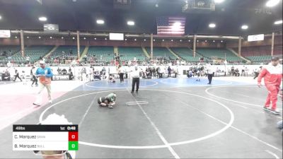 49 lbs Final - Cyborg Marquez, Grant County Elite vs Bo Marquez, Bulldogs Jr Wrestling