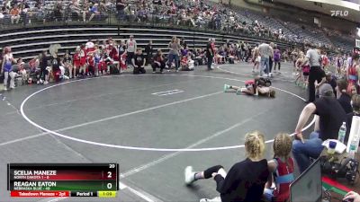 107 lbs Round 3 (6 Team) - Reagan Eaton, Nebraska Blue vs Scelia Maneze, North Dakota 1