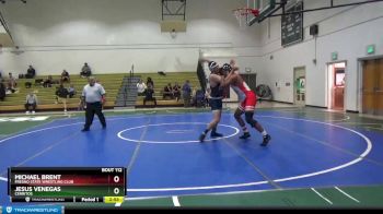 285 lbs Cons. Round 3 - Michael Brent, Fresno State Wrestling Club vs Jesus Venegas, Cerritos
