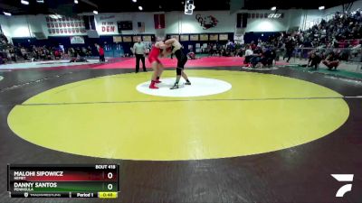 215 lbs Cons. Round 2 - Danny Santos, Peninsula vs Malohi Sipowicz, Hemet