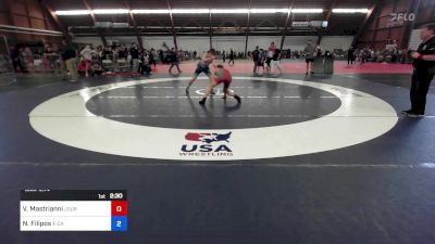 119 kg Quarterfinal - Vincent Mastrianni, Journeymen vs Nikos Filipos, X-caliber Athletics. Wyoming Seminary