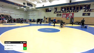 155 lbs Consi Of 16 #2 - Elijah Benavidez, Paloma Valley vs Brian Leon, Roosevelt-Eastvale