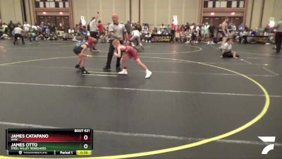 60 lbs Semifinal - James Otto, Steel Valley Renegades vs James Catapano, VHW