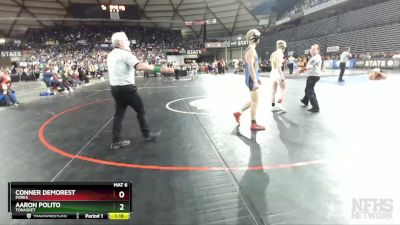 1B/2B 126 Semifinal - Aaron Polito, Tonasket vs Conner Demorest, Forks