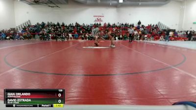 126 lbs Champ. Round 1 - David Estrada, Bear Creek vs Gian Orlando, Northglenn