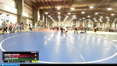 84 lbs Rd# 8- 12:30pm Saturday Final Pool - Korvin Bayles, Sons Of Atlas vs Damien Yeoman, Iowa Black