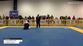 EMILIO ALEJANDRO HERNANDEZ RODRI vs EDWARD ISAIAH ALLEN 2020 Atlanta International Open IBJJF Jiu-Jitsu Championship