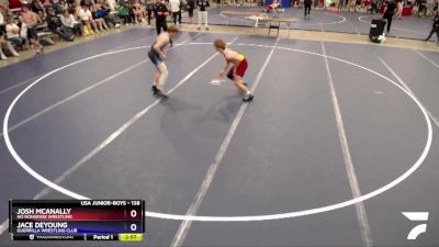 138 lbs Cons. Round 2 - Josh McAnally, No Nonsense Wrestling vs Jace Deyoung, Guerrilla Wrestling Club