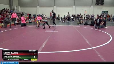 80 lbs Cons. Semi - Luke Anderson, Buckhorn Youth Wrestling vs Justin Ellison, Alpha Elite