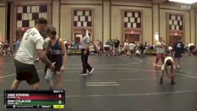 91 lbs Round 4 (6 Team) - Jake Stevens, Olympic vs Dom Colaluce, SVRWC Red