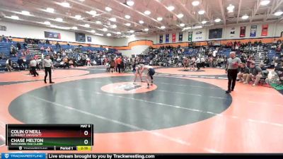 197 lbs Champ. Round 2 - Colin O`Neill, Elmhurst University vs Chase Melton, Wisconsin-Eau Claire