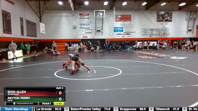 125 lbs Cons. Round 1 - Ehva Allen, Scappoose vs Payton Perry, Vale