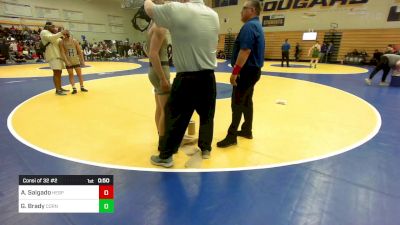 147 lbs Consi Of 32 #2 - Angel Salgado, Hesperia vs Gage Brady, Corner Canyon (UT)