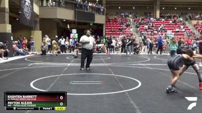 79 lbs Cons. Round 3 - Kashten Barrett, El Dorado Wrestling Club vs Payton Alejos, WR - Topeka Blue Thunder