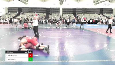 162-H lbs Consi Of 8 #2 - Gavin Seiler, Red Nose Wrestling School vs Joshua Wilkins, Holy Cross