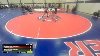 133 lbs Cons. Round 3 - Sebastian Rosales, Carthage College vs Justin Fortugno, UW-Whitewater