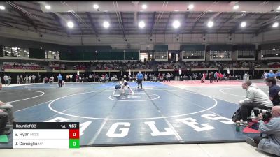 132 lbs Round Of 32 - Braden Ryan, McCallie School vs Jack Consiglio, Malvern Prep