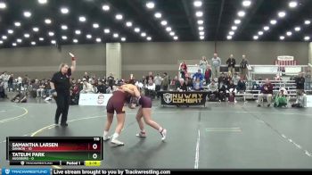 116 lbs Semis & 3rd Wb (16 Team) - Tateum Park, Augsburg vs Samantha Larsen, Gannon