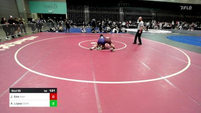 150 lbs Round Of 64 - Jared Ake, Redmond vs Abner Lopez, Spanish Springs