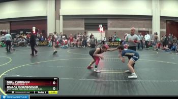 90 lbs Round 5 (6 Team) - Noel Verduzco, Elite Athletic Club vs Dallas Rosenbarger, Contenders Wrestling Academy Blue