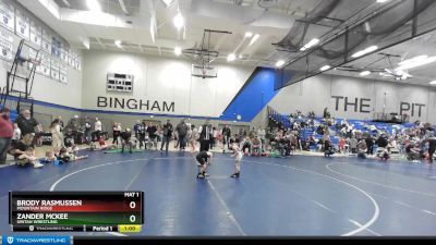 49-51 lbs Round 2 - Brody Rasmussen, Mountain Ridge vs Zander Mckee, Uintah Wrestling