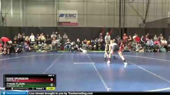 105 lbs Quarterfinals (8 Team) - Gage Spurgeon, Iowa Gold vs Tyson Flavin, Tennessee Red