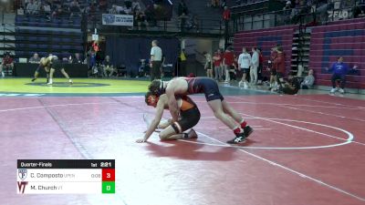 141 lbs Quarterfinal - CJ Composto, Univ Of Pennsylvania vs Mac Church, Virginia Tech