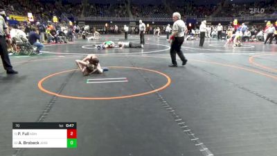 70 lbs Rd 5 - Consi Of 8 #2 - Parker Full, Abington Heights vs Amari Brobeck, Jersey Shore