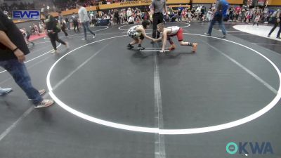 92 lbs Rr Rnd 2 - Ayden Rodgers, Mustang Bronco Wrestling Club vs Cole Nguyen, Standfast