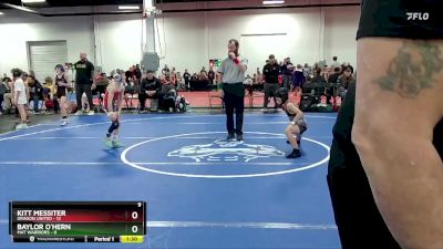 56 lbs Round 1 (8 Team) - Kitt Messiter, Dragon United vs Baylor O`Hern, Mat Warriors