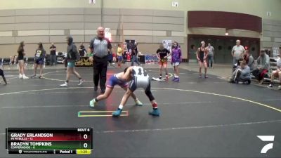 91 lbs Semis & 1st Wrestleback (8 Team) - Grady Erlandson, Mi Pitbulls vs Bradyn Tompkins, Copperheads