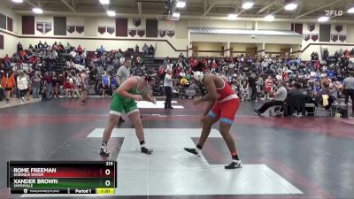 215 lbs Round 2 - Xander Brown, Smithville vs Rome Freeman, Dubuque Senior