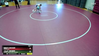 106 lbs 1st Place Match - Caley Graber, Summit Wrestling Academy vs Brett Kiecker, Minnesota