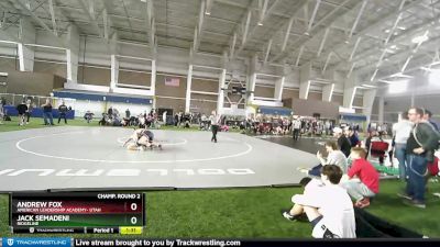 126 lbs Champ. Round 2 - Andrew Fox, American Leadership Academy- Utah vs Jack Semadeni, Ridgeline