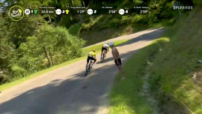 Jonas Vingegaard Nearly Crashes On Stage 18 Descent As Tadej Pogačar Piles On Pressure