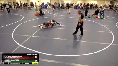 135 lbs Quarterfinal - Lachlan Robideau, MN Elite Wrestling Club vs Jaxon Hartson, Minnesota