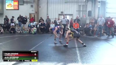 120 lbs Round 1 - Tyler Stevens, Diamond Fish vs Alex Goodman, PA Alliance White