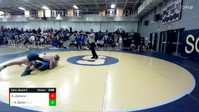 190 lbs Cons. Round 3 - Alex Behm, Santa Monica vs Anthony Zamora, Temescal Canyon